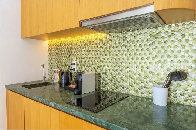 Deluxe Apart Daire, 1 Yatak Odası, Teras, Bahçe Manzaralı