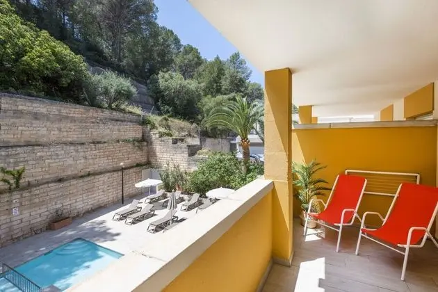 Superior Apart Daire, 1 Yatak Odası, Balkon, Havuz Manzaralı