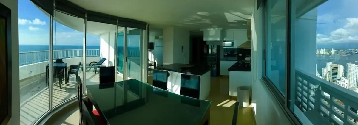 Panoramic Apart Daire, 2 Yatak Odası, Teras, Plaj Manzaralı