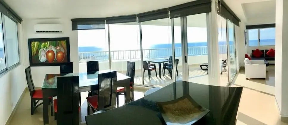 Panoramic Apart Daire, 2 Yatak Odası, Teras, Plaj Manzaralı