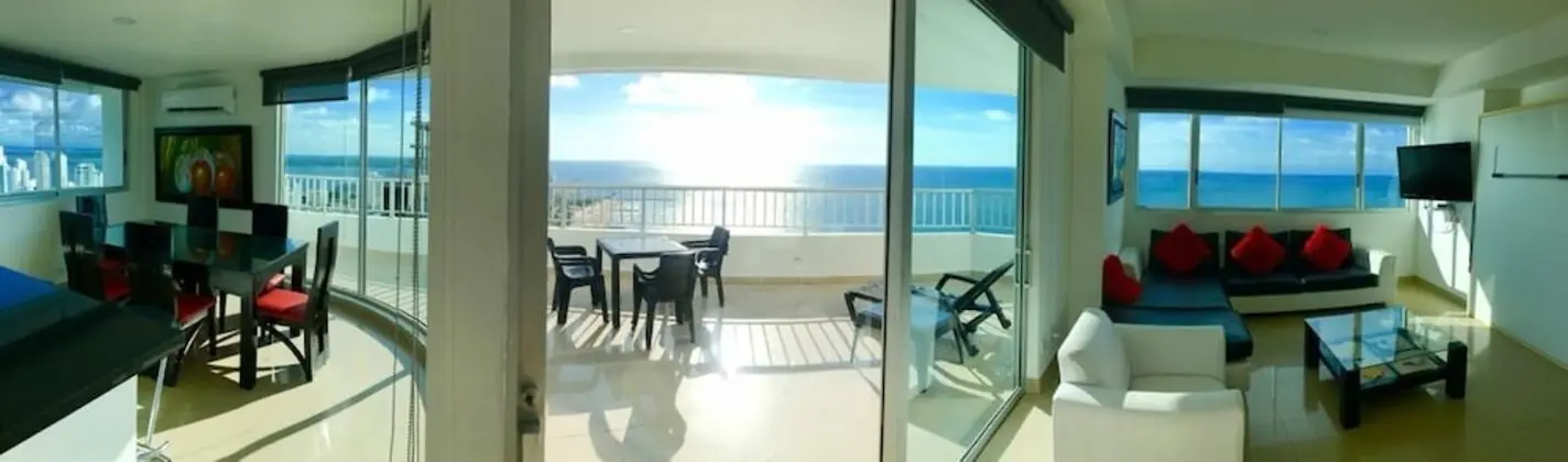 Panoramic Apart Daire, 2 Yatak Odası, Teras, Plaj Manzaralı