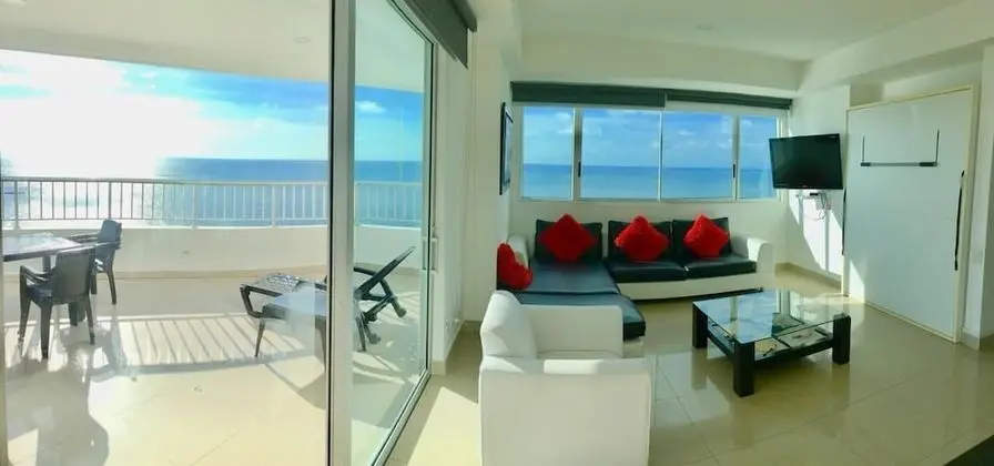 Panoramic Apart Daire, 2 Yatak Odası, Teras, Plaj Manzaralı