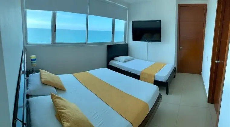 Premium Apart Daire, 2 Yatak Odası, Balkon, Plaj Manzaralı