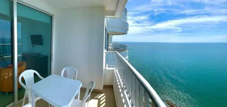 Premium Apart Daire, 2 Yatak Odası, Balkon, Plaj Manzaralı