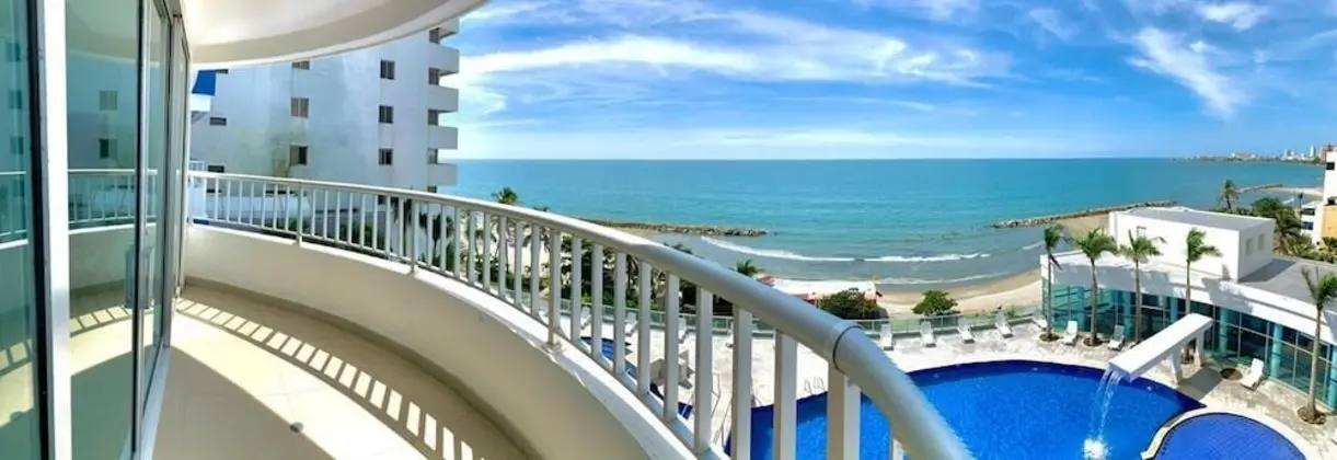 Premium Apart Daire, 2 Yatak Odası, Balkon, Plaj Manzaralı