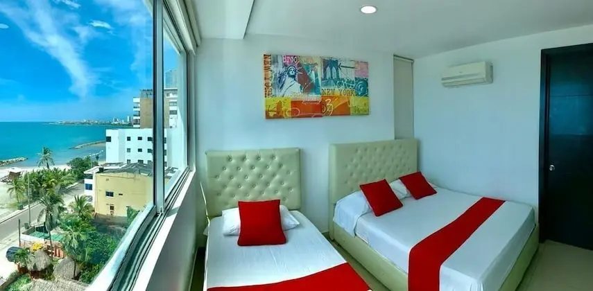 Premium Apart Daire, 2 Yatak Odası, Balkon, Plaj Manzaralı