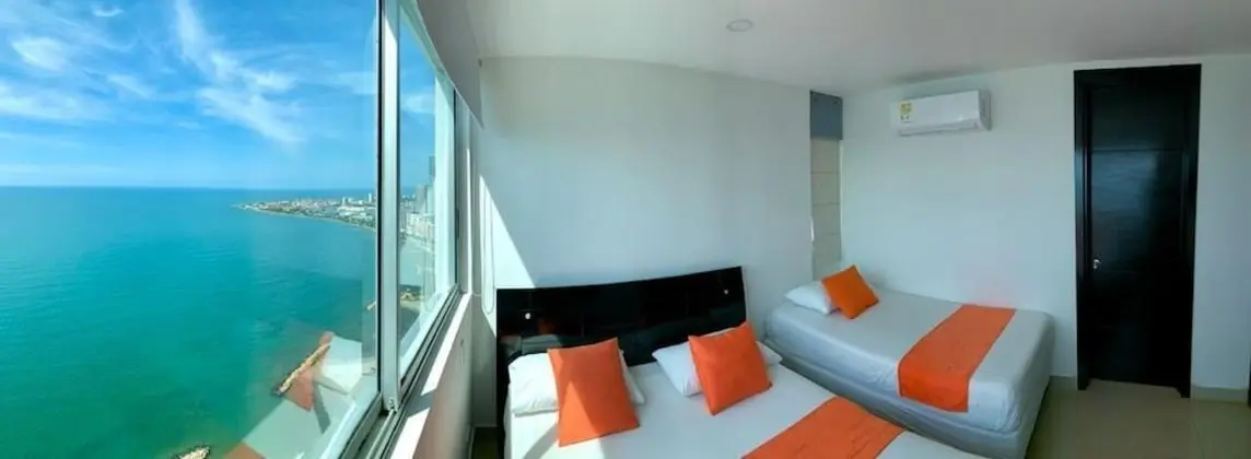 Premium Apart Daire, 2 Yatak Odası, Balkon, Plaj Manzaralı