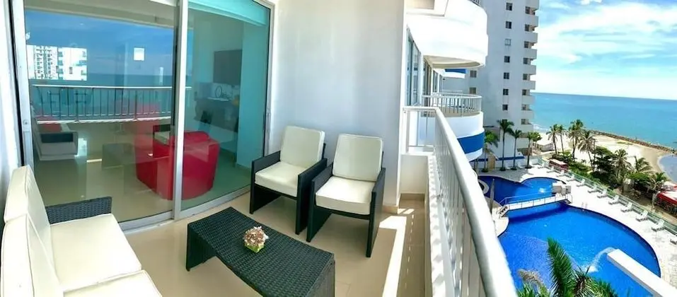 Premium Apart Daire, 2 Yatak Odası, Balkon, Plaj Manzaralı