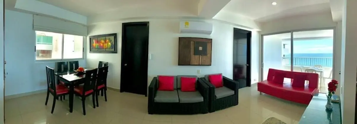 Standard Apart Daire, 2 Yatak Odası, Balkon, Plaj Manzaralı