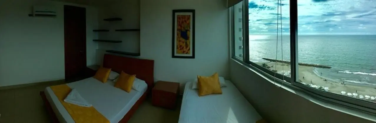 Standard Apart Daire, 2 Yatak Odası, Balkon, Plaj Manzaralı
