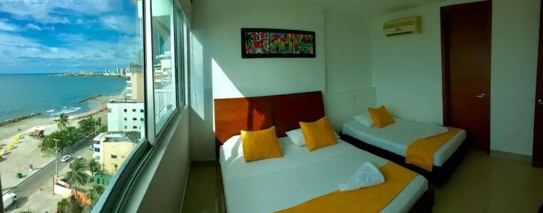 Standard Apart Daire, 2 Yatak Odası, Balkon, Plaj Manzaralı