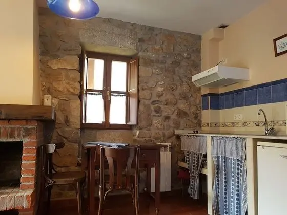 Apart Daire, 1 Yatak Odası, Şömine, Dağ Manzaralı (Riesgo)