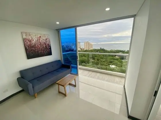 Apartamento Elite, 2 habitaciones, vistas al mar (SMR332A)