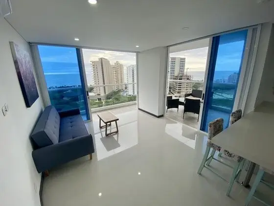Apartamento Elite, 2 habitaciones, vistas al mar (SMR332A)