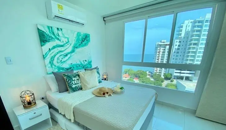 Apart Daire, 1 Yatak Odası, Deniz Manzaralı (SMR279A)