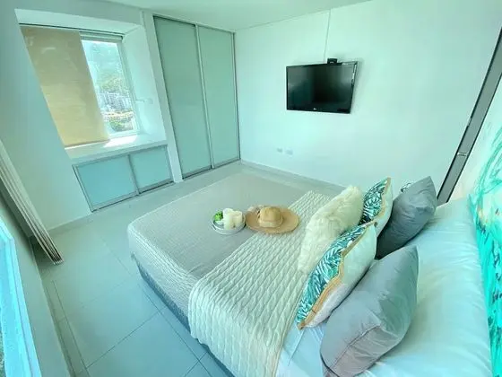 Apart Daire, 1 Yatak Odası, Deniz Manzaralı (SMR279A)