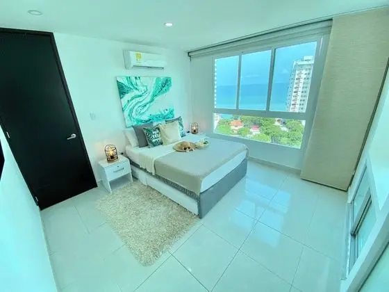 Apart Daire, 1 Yatak Odası, Deniz Manzaralı (SMR279A)