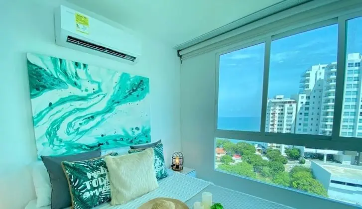 Apart Daire, 1 Yatak Odası, Deniz Manzaralı (SMR279A)