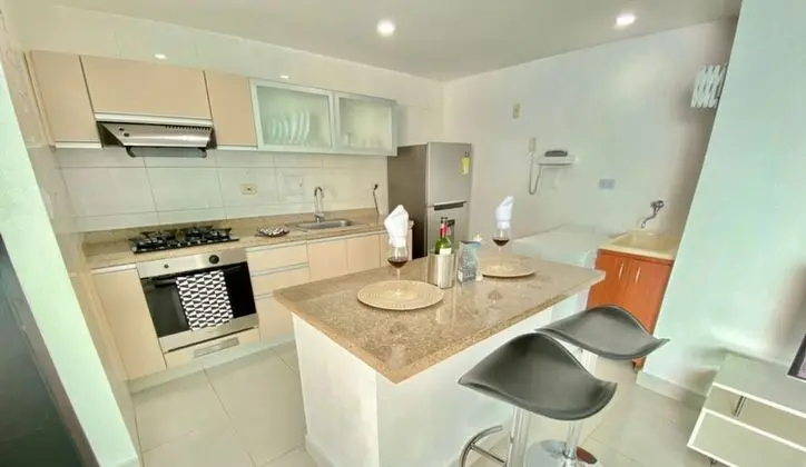 Apart Daire, 1 Yatak Odası, Deniz Manzaralı (SMR279A)