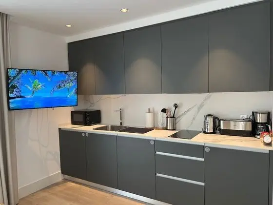 Luxury Stüdyo, Mutfak, Şehir Manzaralı