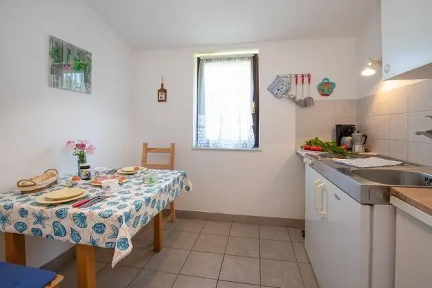 Family Apart Daire, 1 Çift Kişilik Yatak ve Çekyat, Bahçeli (Apartman Brankica 3 Island Krk)