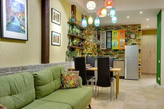 Design Apart Daire, Teras, Avlu Manzaralı