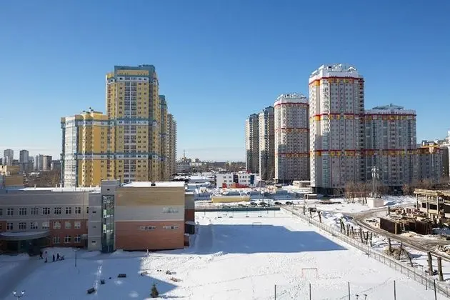 Apart Daire, 2 Yatak Odası (Soyuznaya, 27-22)