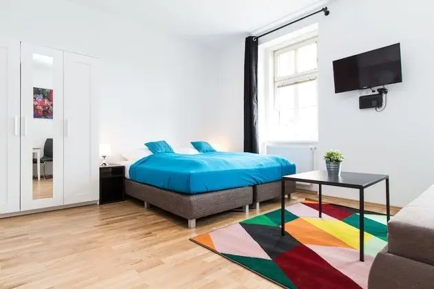 Standard Apart Daire, 1 Büyük (Queen) Boy Yatak ve Çekyat, Mutfak