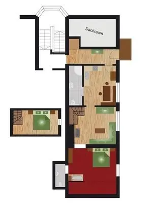 Design Apart Daire, 2 Yatak Odası, Balkon, Dağ Manzaralı