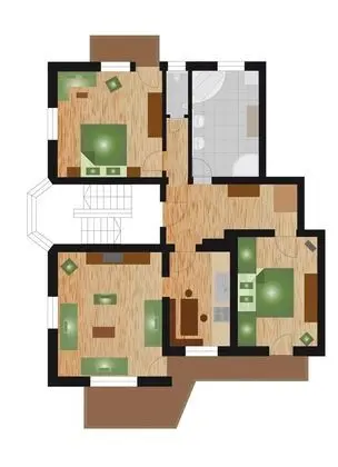 Luxury Süit, 2 Yatak Odası, Balkon