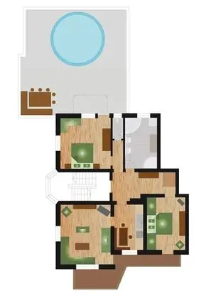 Premium Süit, 2 Yatak Odası, Balkon