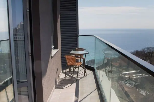 Design Apart Daire, Balkon/Veranda, Deniz Manzaralı