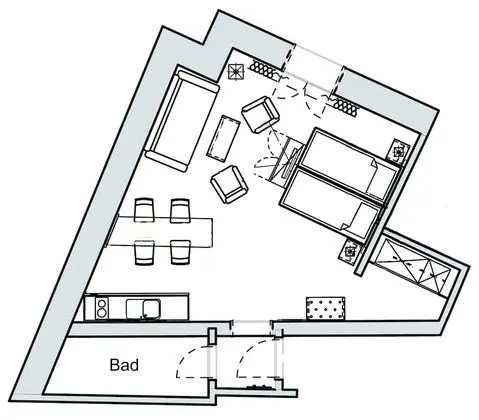 Comfort Apart Daire, 1 Yatak Odası, Şehir Manzaralı