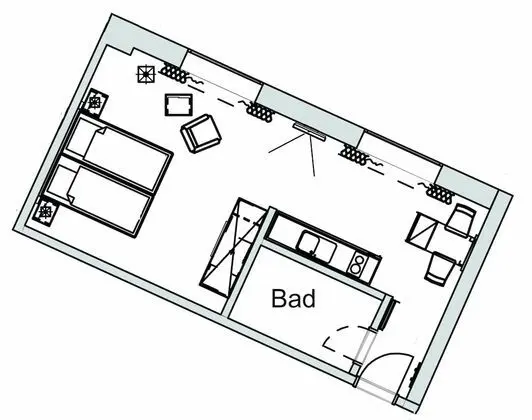 Comfort Apart Daire, 1 Yatak Odası, Şehir Manzaralı
