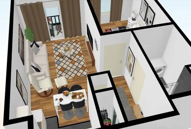 Apart Daire, Banyolu/Duşlu (Chatenay Paris-Orly)