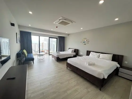 City Apart Daire, 1 Yatak Odası, Balkon