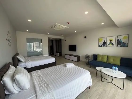 City Apart Daire, 1 Yatak Odası, Balkon