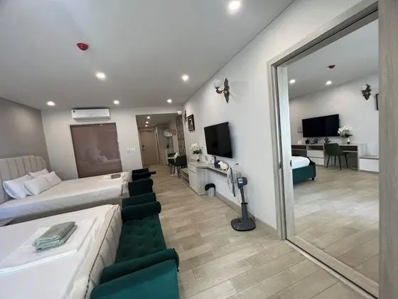 City Apart Daire, 1 Yatak Odası, Balkon