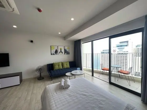 City Apart Daire, 1 Yatak Odası, Balkon