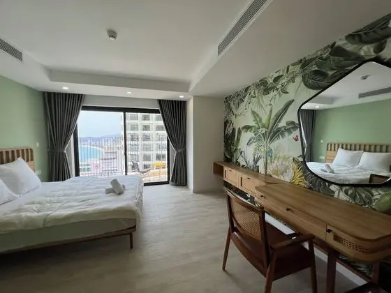 City Apart Daire, Birden Çok Yatak, Balkon