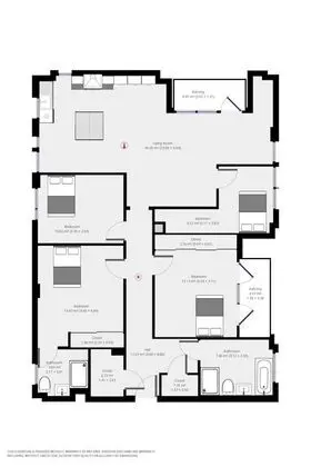 Deluxe Çatı Katı Süiti (Penthouse), 4 Yatak Odası