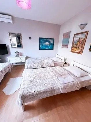 Deluxe Apart Daire, 1 Büyük (Queen) Boy Yatak ve Çekyat, Bahçe Manzaralı