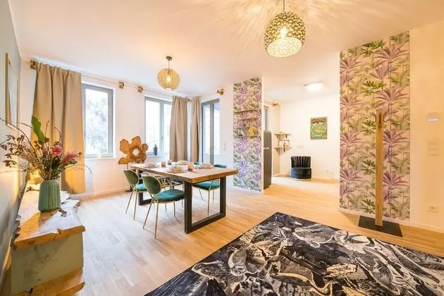 Deluxe Apart Daire, 1 En Büyük (King) Boy Yatak, Küvet, Avlu Manzaralı