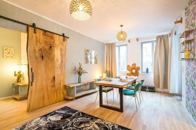 Deluxe Apart Daire, 1 Yatak Odası, Sigara İçilmez, Avlu