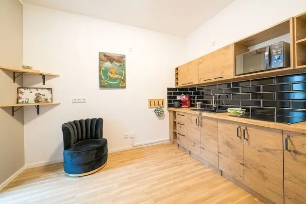 Deluxe Apart Daire, 1 Yatak Odası, Sigara İçilmez, Avlu