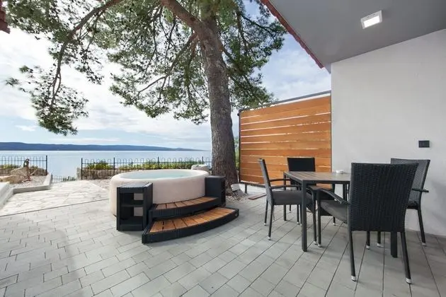 Deluxe Apart Daire, 1 Yatak Odası, Sıcak Su Havuzu, Okyanus Manzaralı