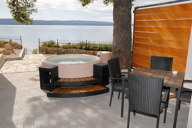 Deluxe Apart Daire, 1 Yatak Odası, Sıcak Su Havuzu, Okyanus Manzaralı