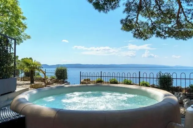 Deluxe Apart Daire, 1 Yatak Odası, Sıcak Su Havuzu, Okyanus Manzaralı