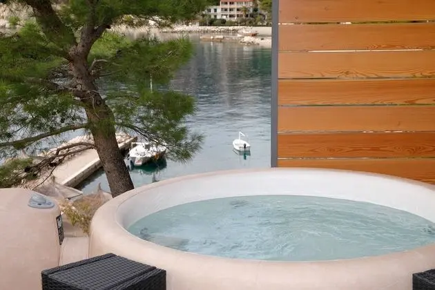 Deluxe Apart Daire, 1 Yatak Odası, Sıcak Su Havuzu, Okyanusa Sıfır