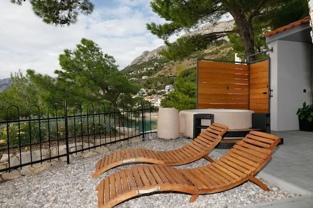 Deluxe Apart Daire, 1 Yatak Odası, Sıcak Su Havuzu, Okyanusa Sıfır